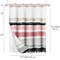 Americanflat 72x75 Hookless Shower Curtain - Abstract Pink Cream Shower Curtain with Sheer Panel, Snap-In Liner, and Grommets - 100% Polyester
